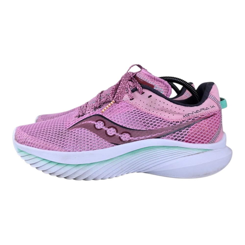 Saucony Kinvara 14 Women's Running Shoes Peony/Sprig Size 10 - Picture 5 of 8